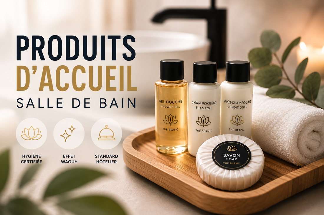 Produit d'accueil salle de bain : L'atout luxe pour votre location
