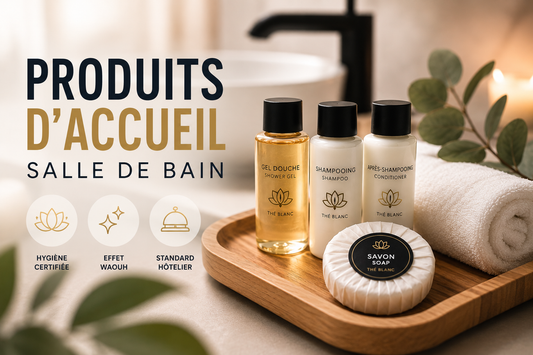 Produit d'accueil salle de bain : L'atout luxe pour votre location