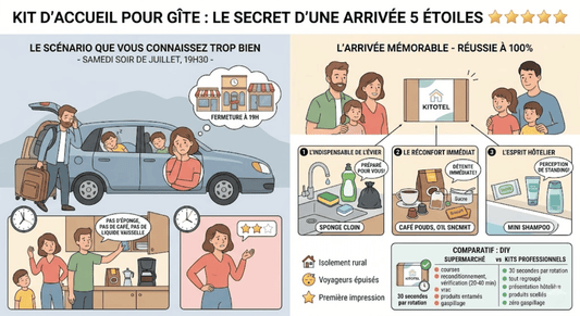 Kit d'accueil pour gîte : Le secret d'une arrivée 5 étoiles