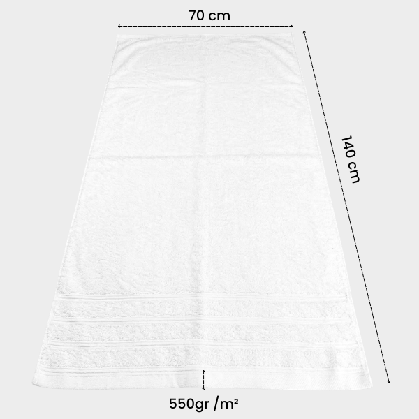 Serviette de bain 70 x 140cm