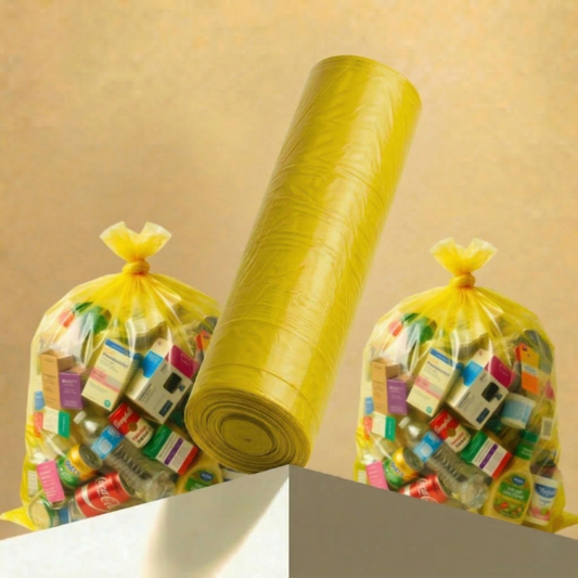 Sac poubelle jaune 30L