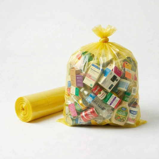 Sac poubelle jaune 30L