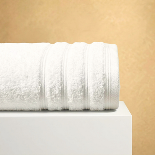 Serviette de bain 70x140 blanche pour Airbnb et hôtel Kitotel